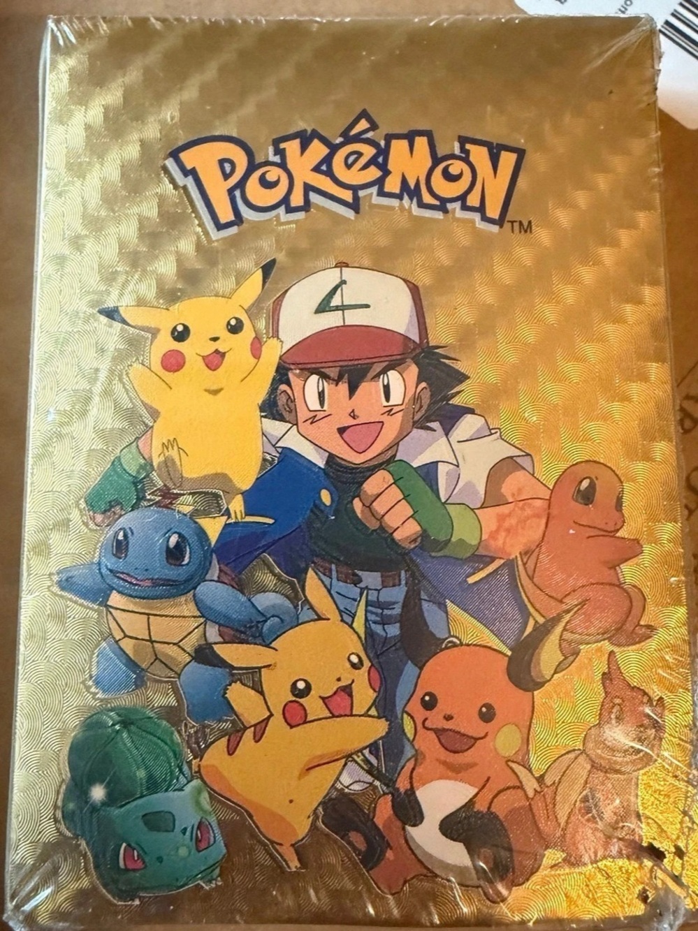 Pokémon 55 PCS Gold Cards Set